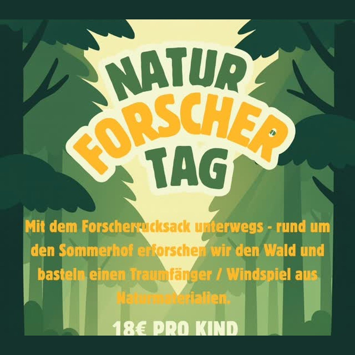 Naturforscher-Tag – für Kinder ab 5 Jahren