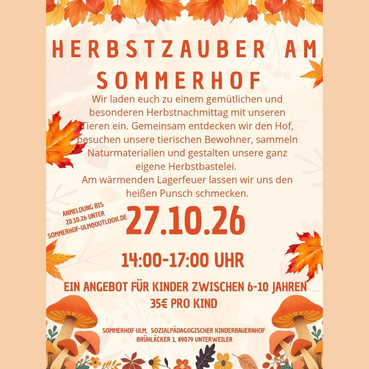 Herbstzauber am Sommerhof
